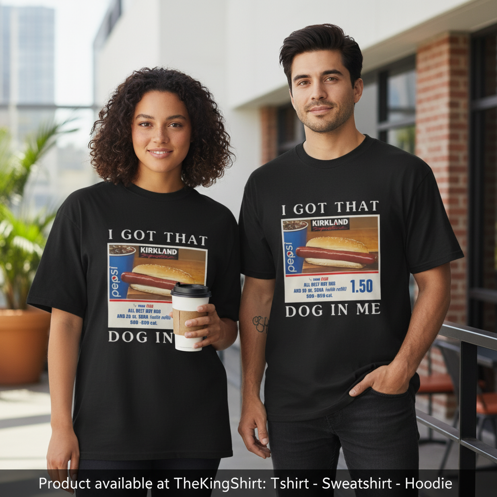 Hot Dog in Me Tee: Shitheadsteve Merch - Shirt/Hoodie/Black