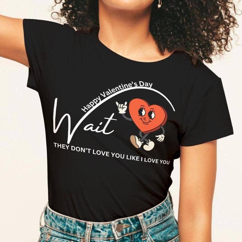 Love Heart Valentine T-Shirt  Design - Trendy V Day