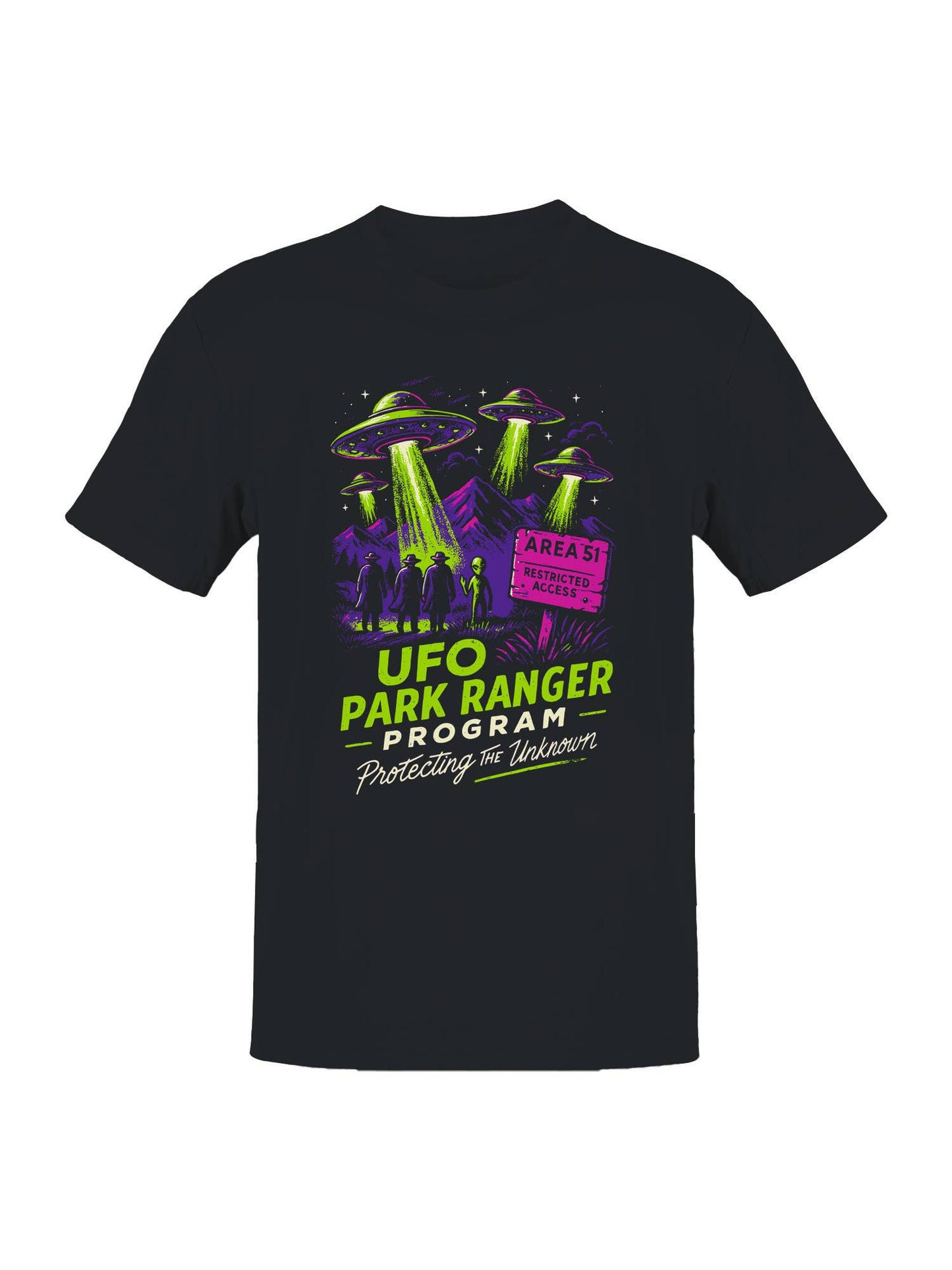 Ufo Park Ranger Area 51 Program Men's T-Shirt