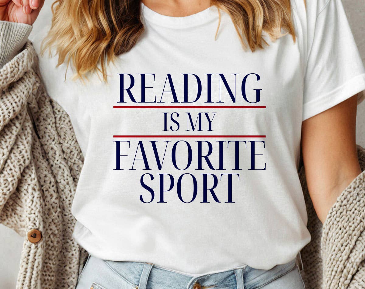 Reading Is My Favorite Sport - Book Reading T-Shirt