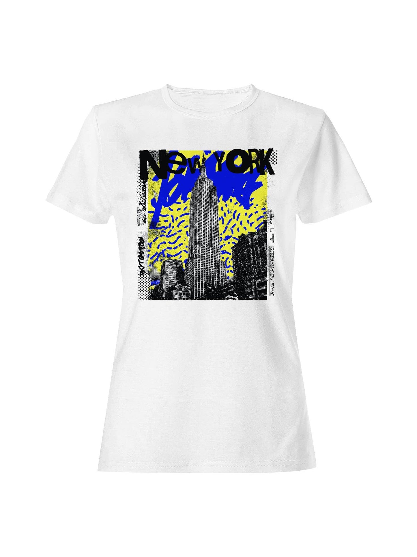 New York Skyline Pop Art Design Women's T-Shirt