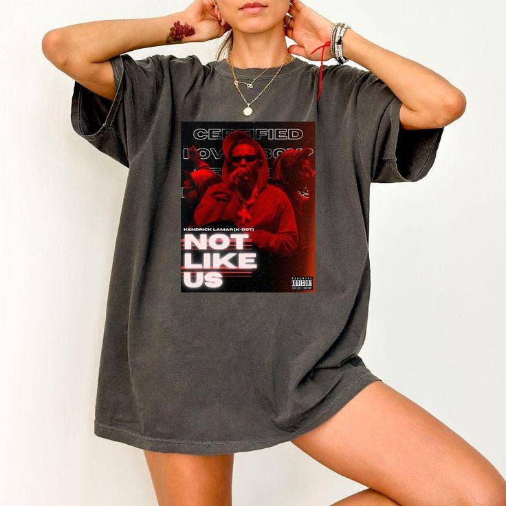 Retro Kendrick Lamar Hip Hop Tee - They Not Like Us