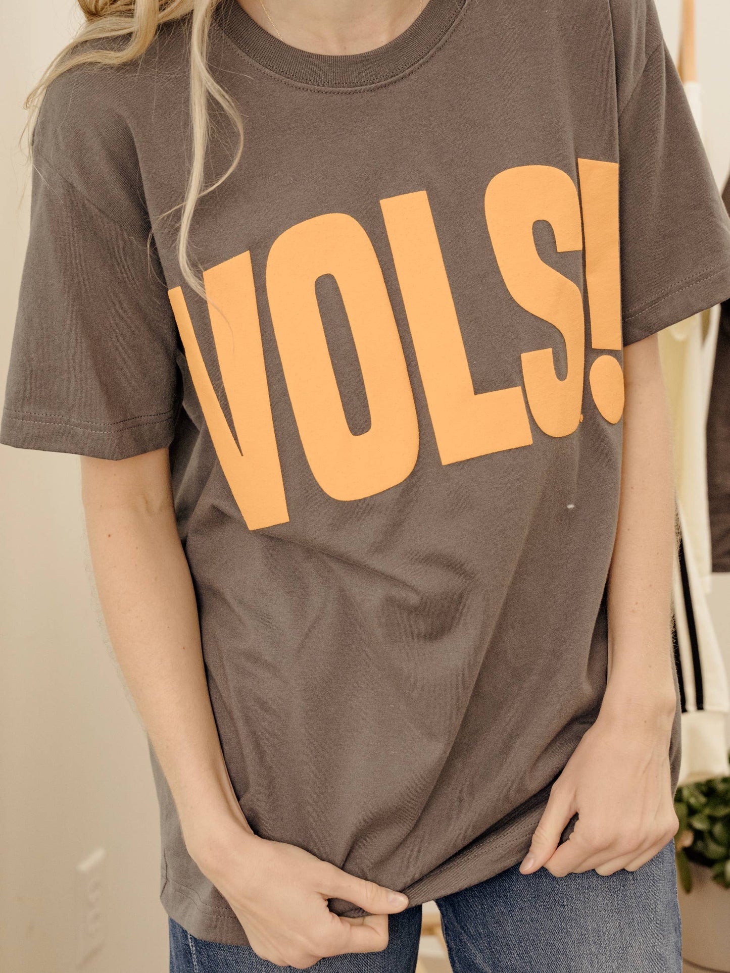 Tennessee Vols Mono Puff Ink Asphalt Heavyweight Tee
