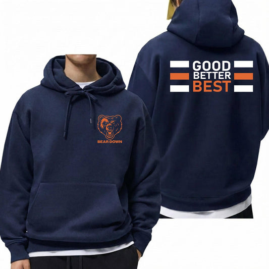 Chi-Cago Bears Football Pullover Hoodie - Best Gift For Fans