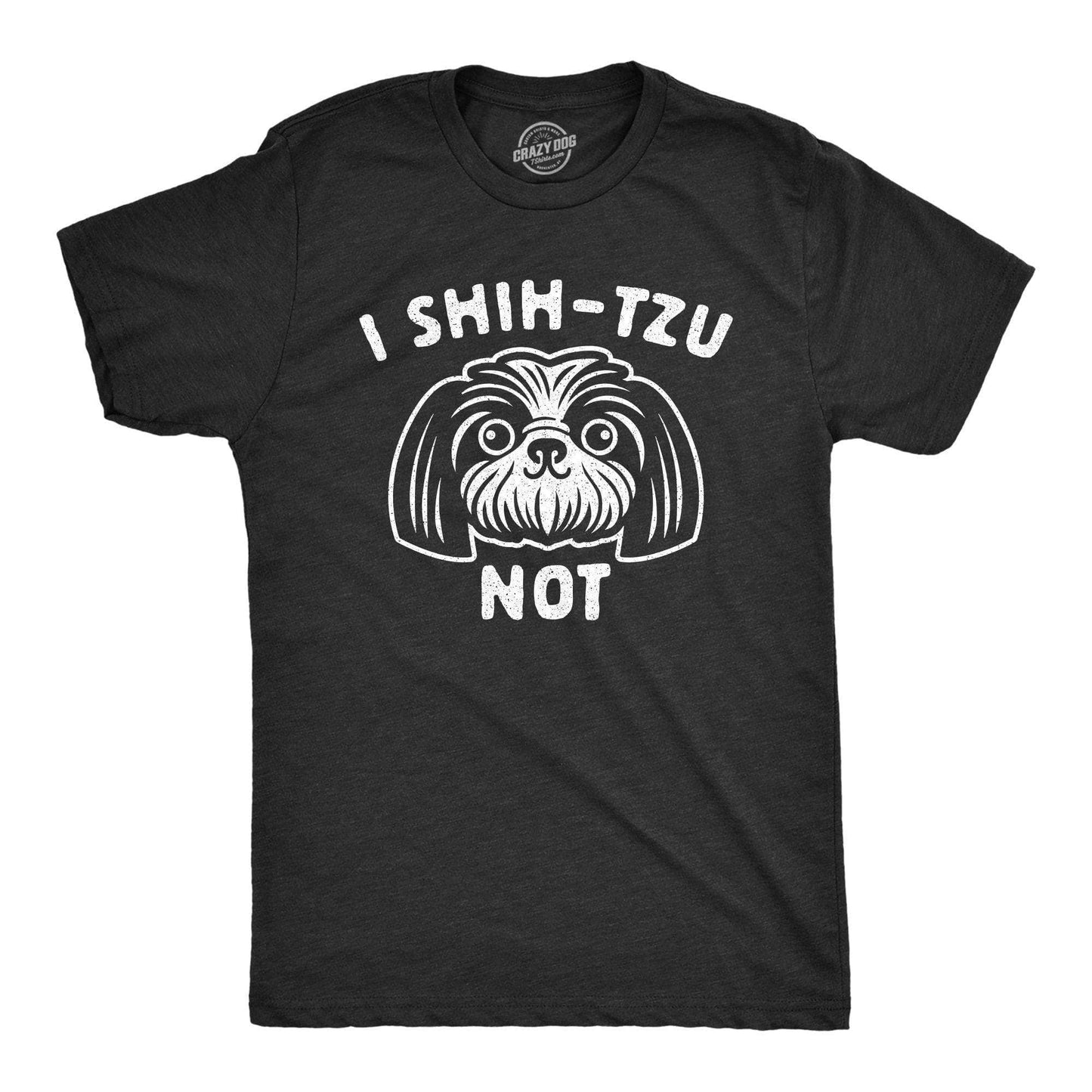 I Shih-Tzu Not Men's Tshirt Dog Graphic Tee Western T
