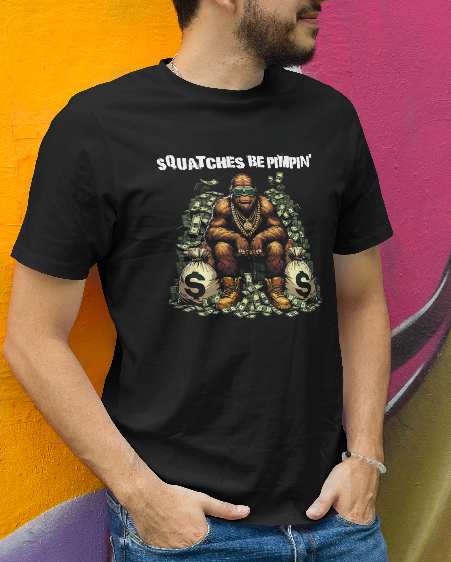 Squatches Be Pimpin' - Tshirt - Sweatshirt - Hoodie
