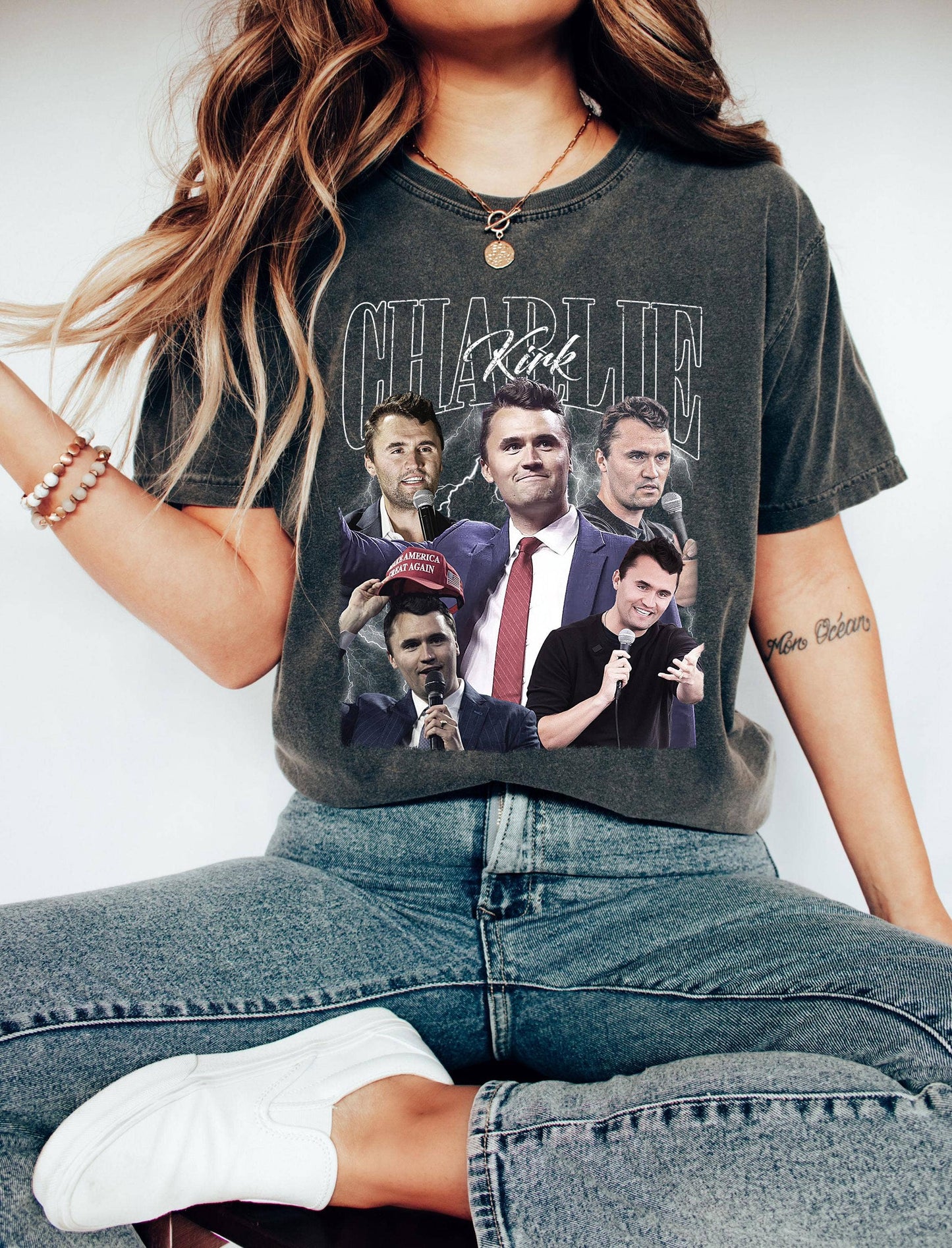 Vintage Bootleg Charlie Kirk T-Shirt