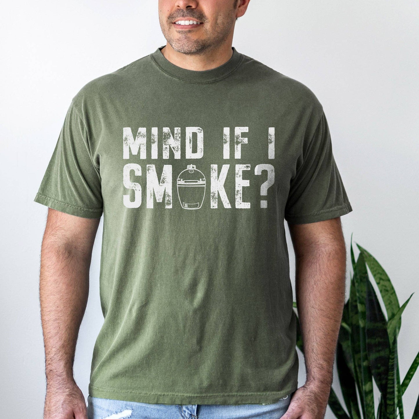 Mind If I Smoke T-Shirt, Meat Smoker Grilling Tee