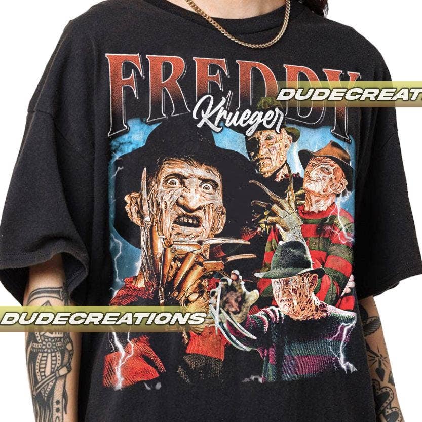 Freddy Krueger T-Shirt, Horror Movie Tee, Nightmare Gift Shi
