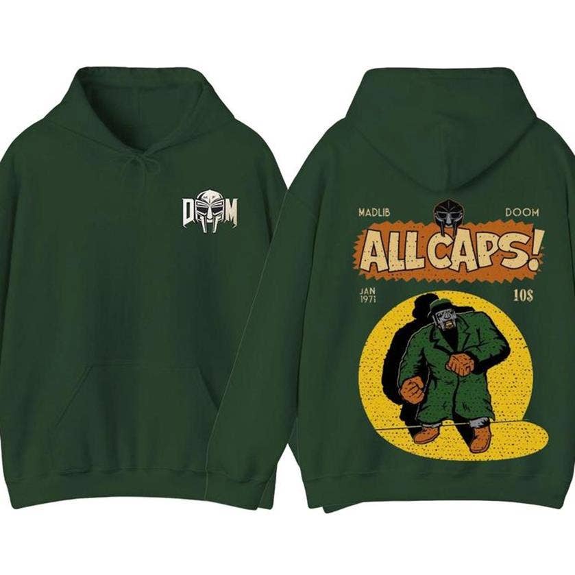 Mf Doom Madlib All Caps Hoodie For Men and Women