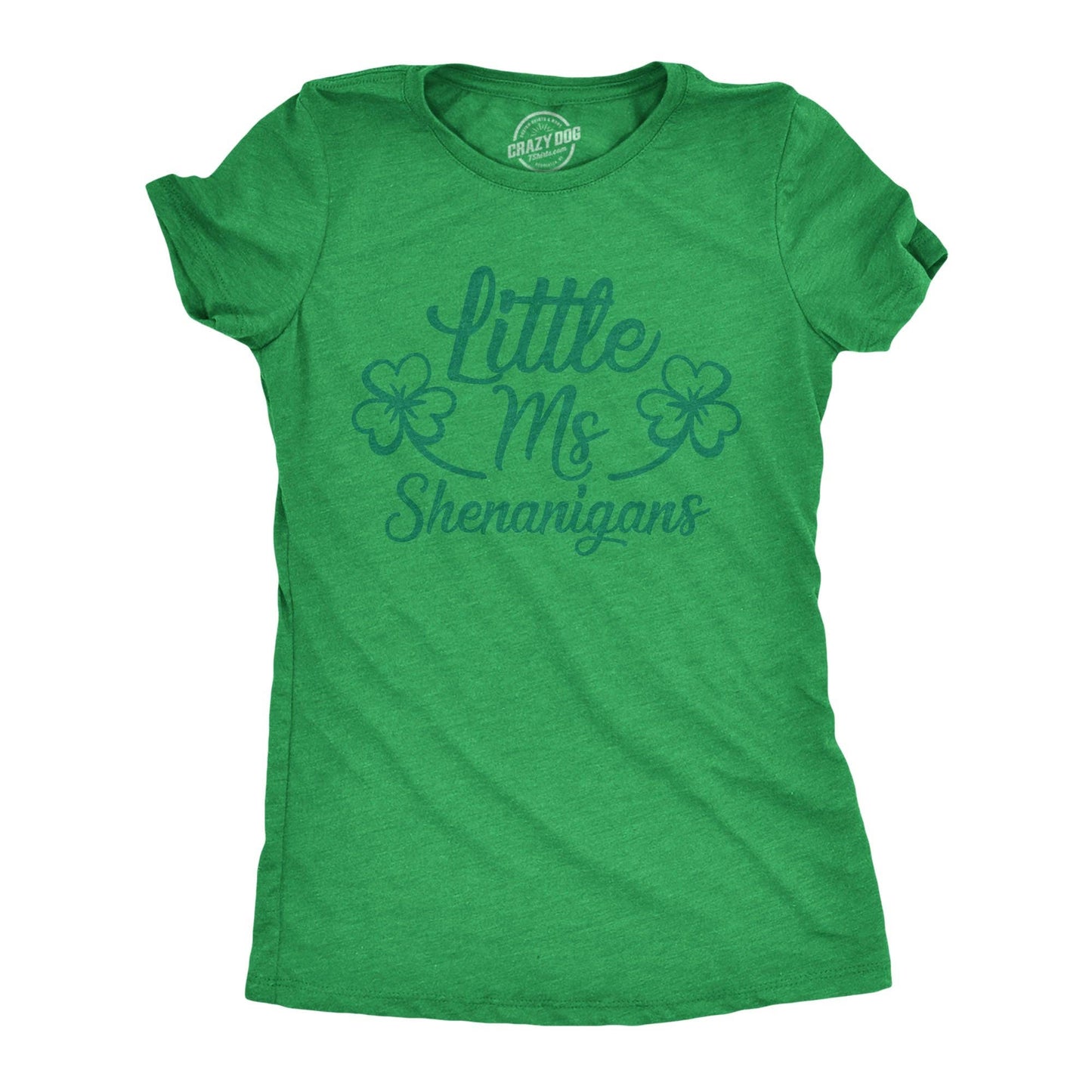 Little Ms Shenanigans Women's Tshirt Saint Patrick's Day
