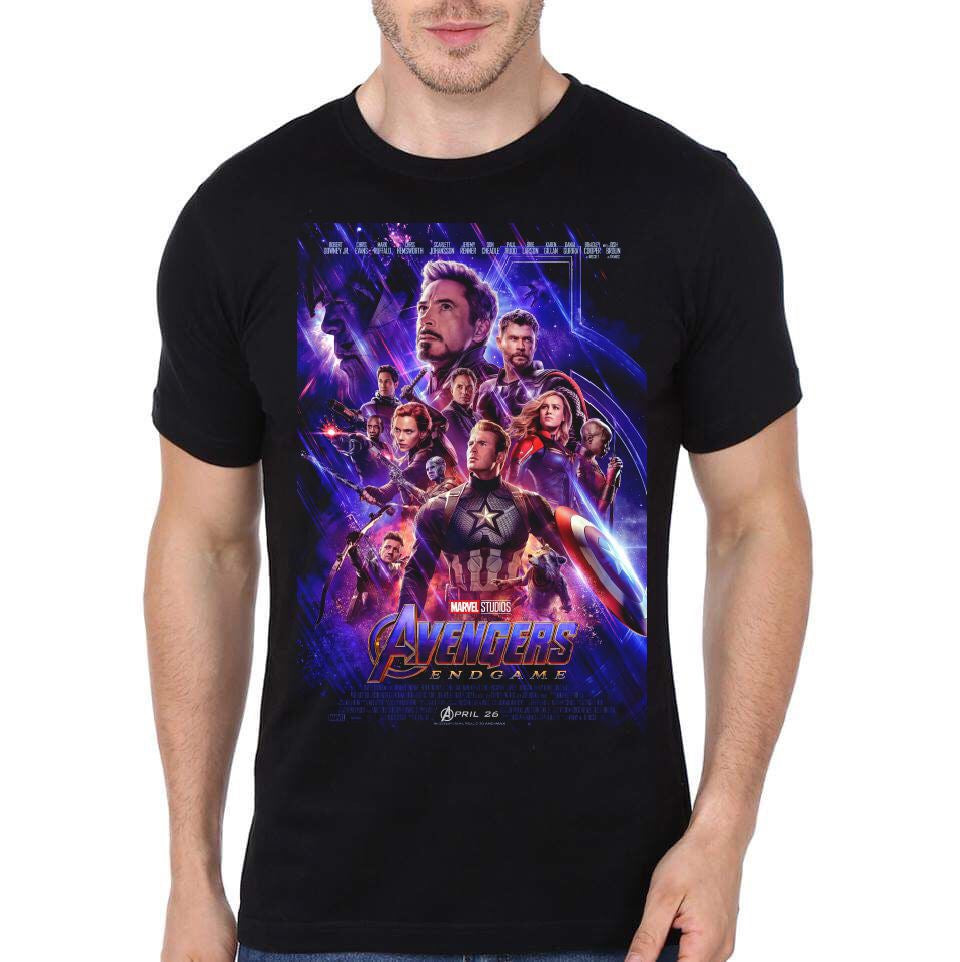 Avengers Endgame Black Tee