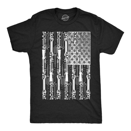 USA Flag Tools Men's T Shirt