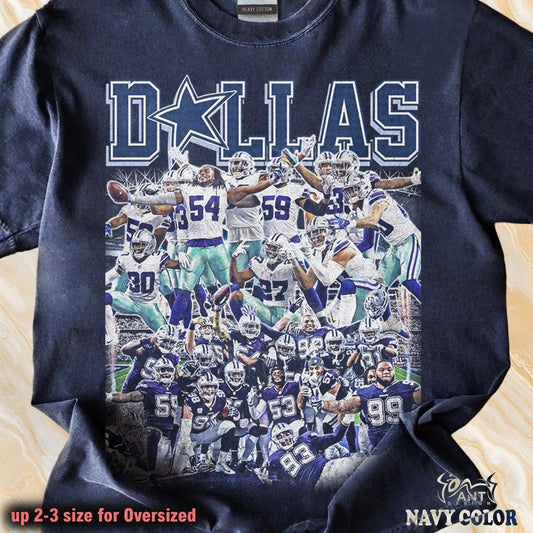 Dallas Football Team Vintage Style T-Shirt