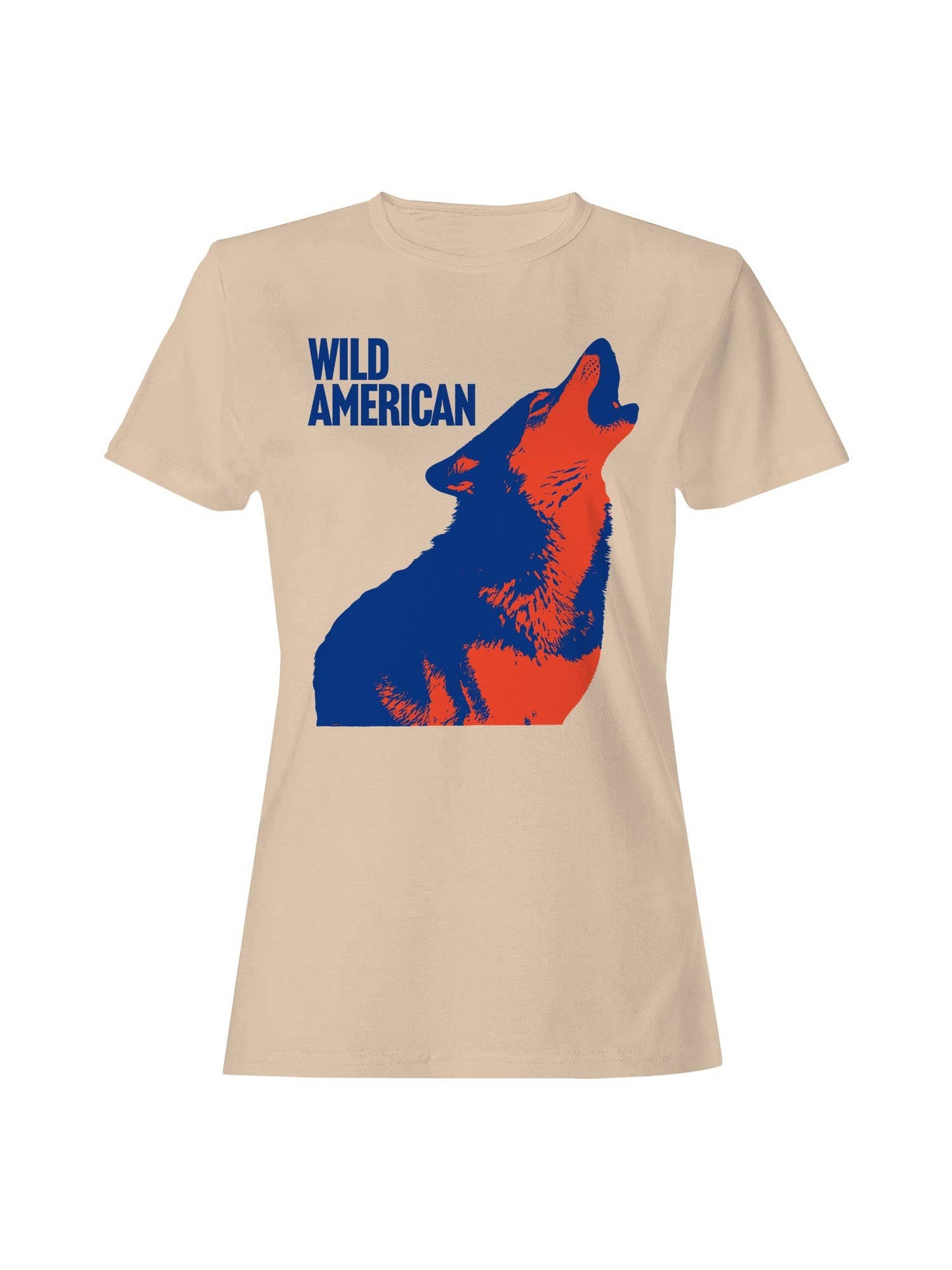 Wild American Howling Wolf Art Women's T-Shirt