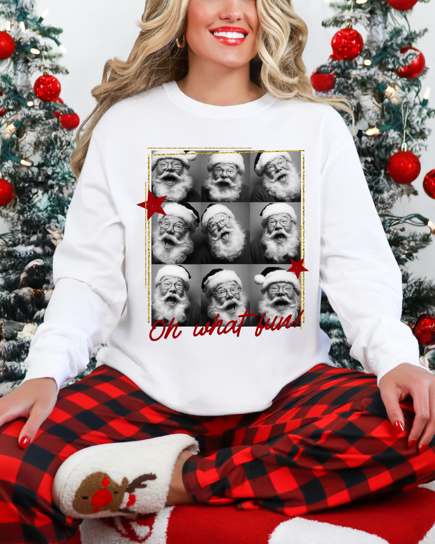 Oh What Fun Santa Tee