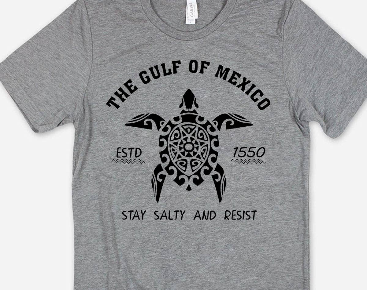 Gulf of Mexico -  Stay Salty Resist Graphic T-Shirt