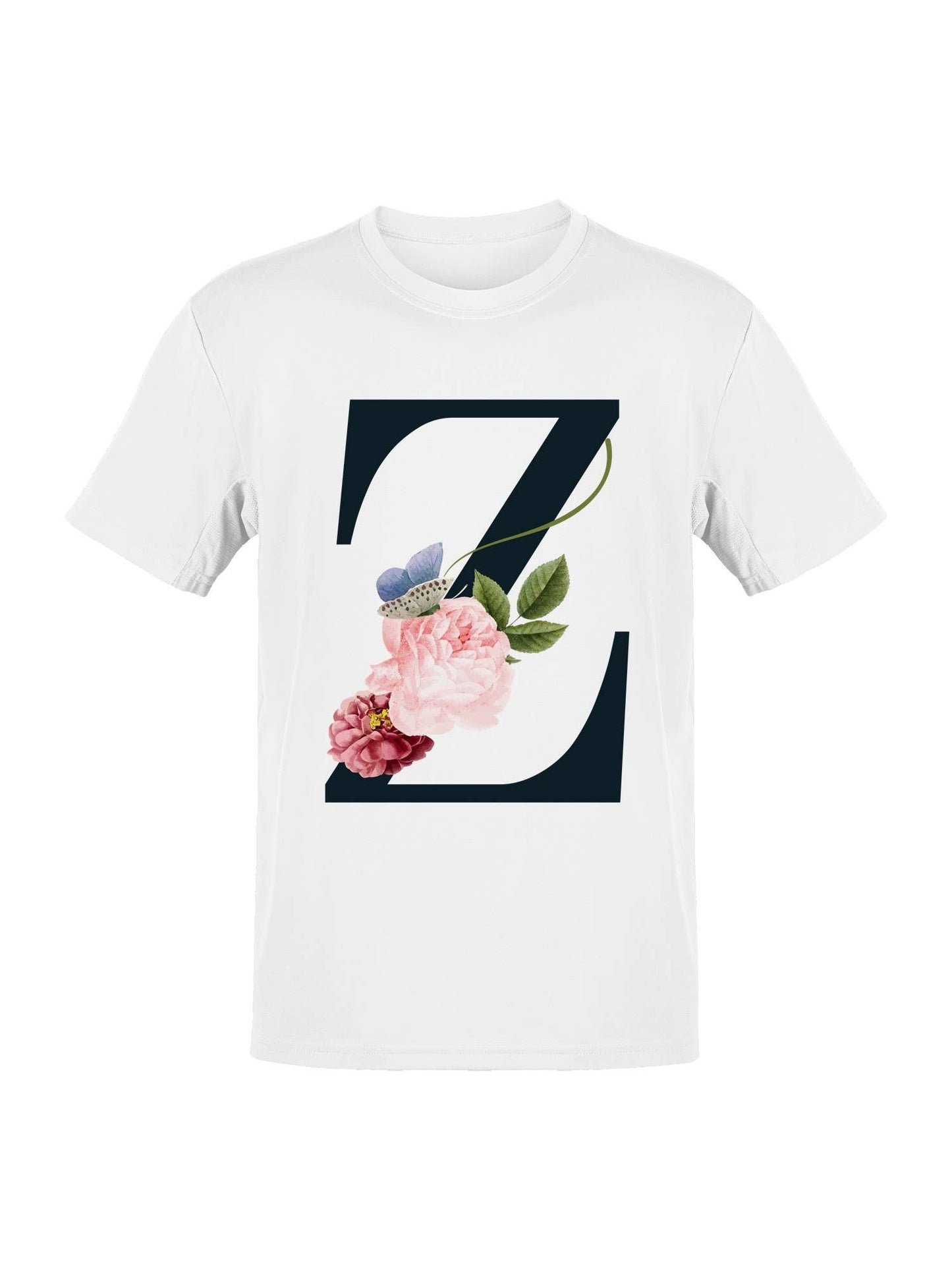 Floral Letter Z Women's T-Shirt