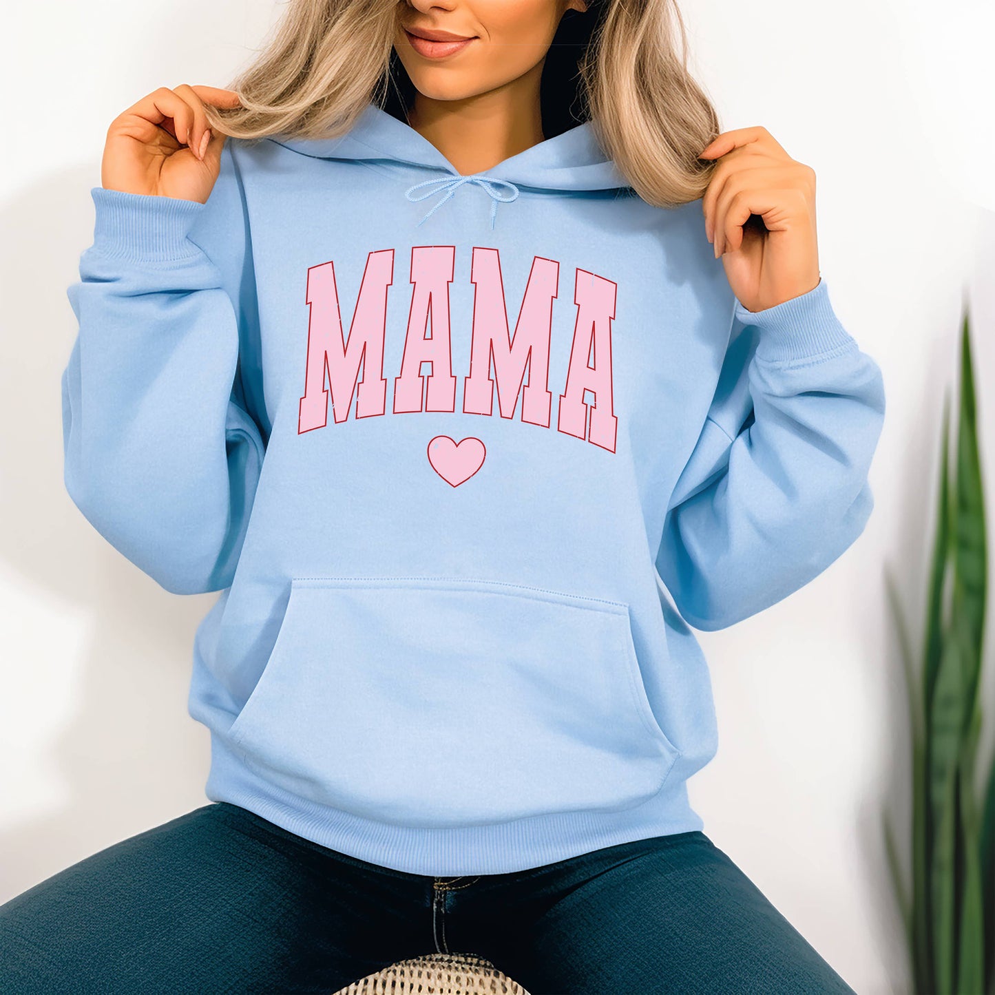 Valentines Day Sweatshirt, Hooded Sweatshirt, Hoodie, Mama