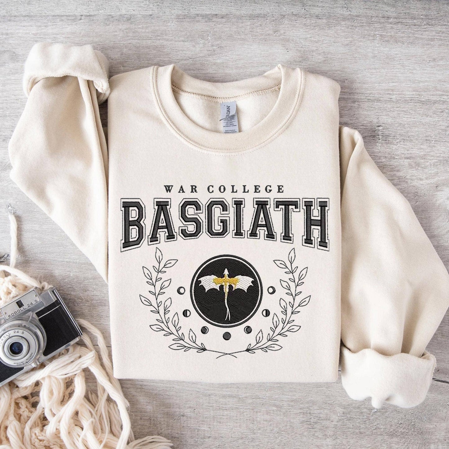 Dragon Rider Embroidered Sweatshirt - Bookish Fourth Wing