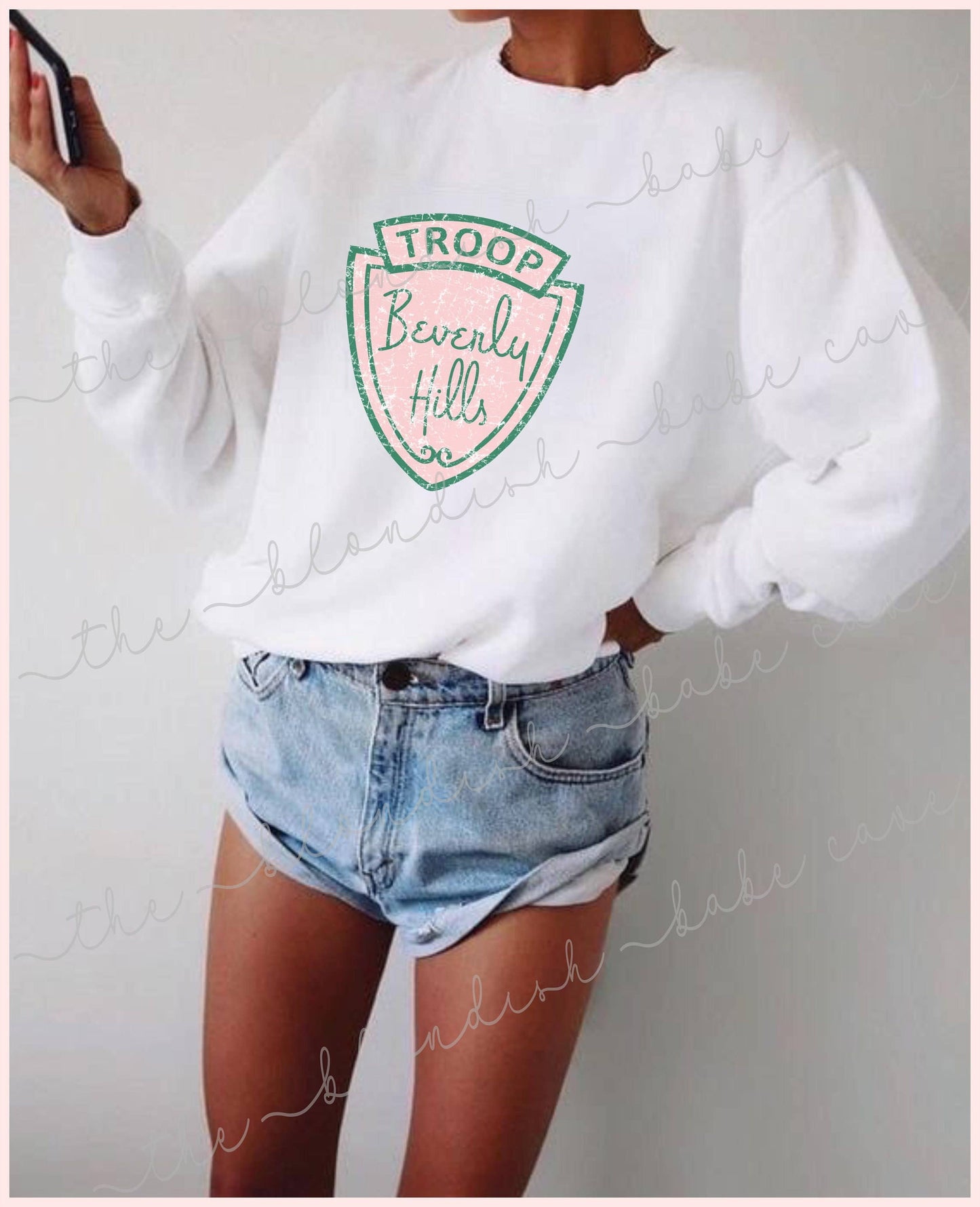 Troop Beverly Hills Retro Pullover Sweatshirt