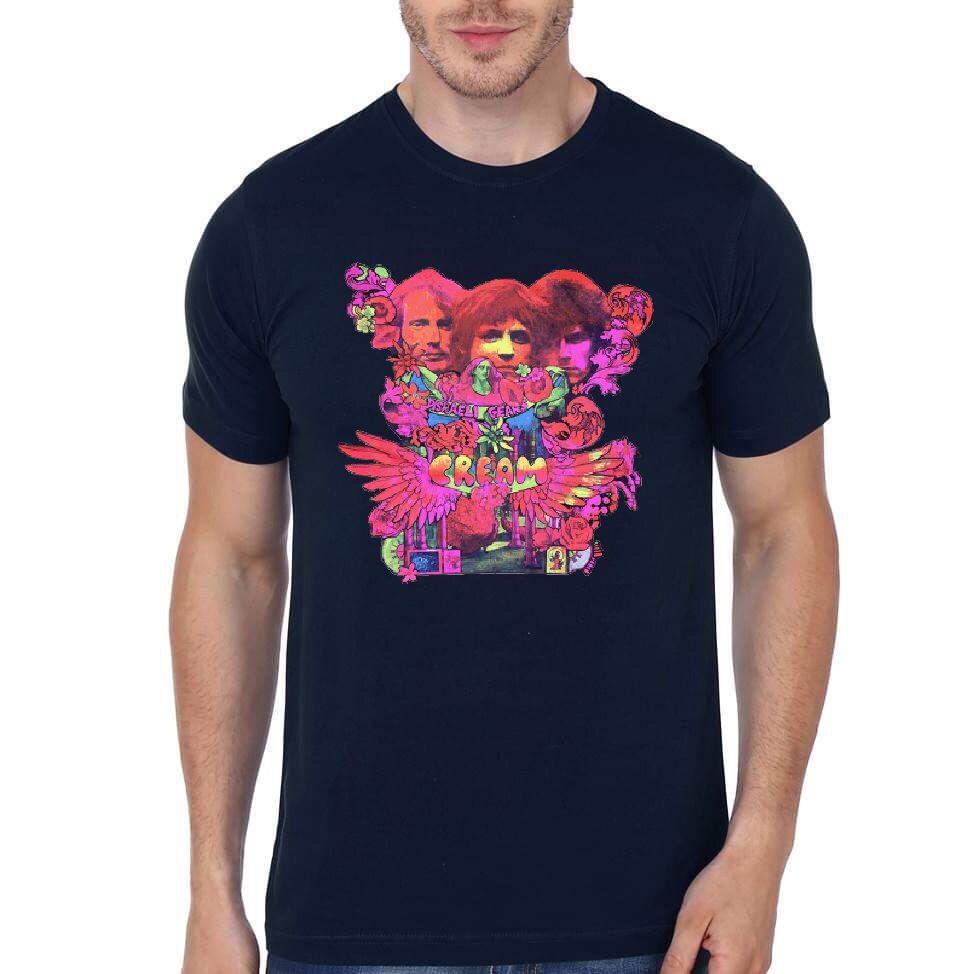 Cream Disraeli Gears Vinyl Half Sleeve T-Shirt