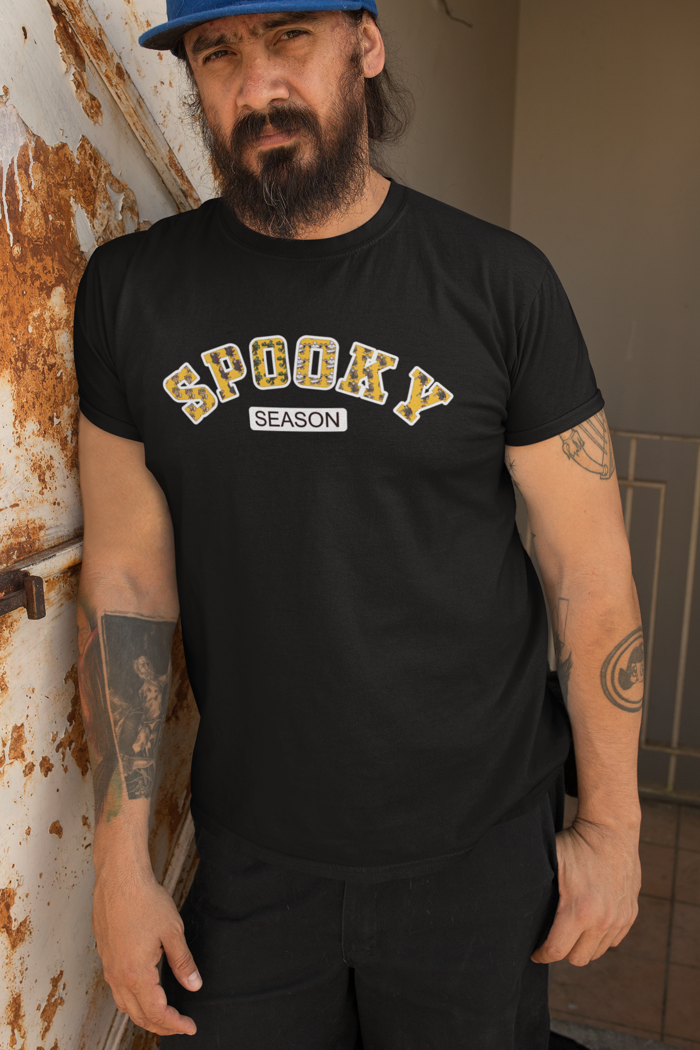 Spooky Season Halloween T-Shirt - with Horror Squatches