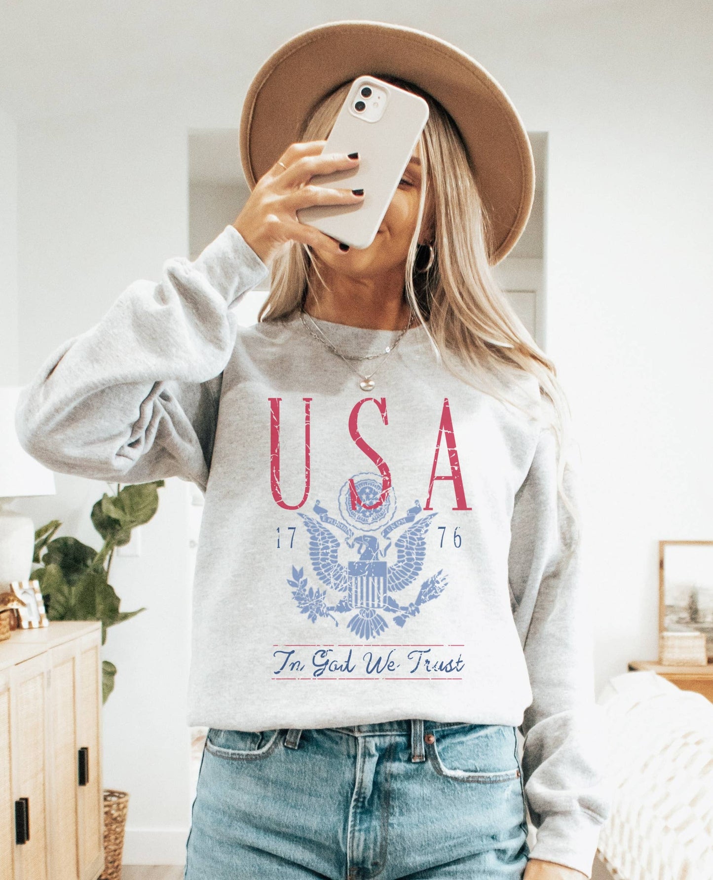 In God We Trust Crew Neck Sweatshirt