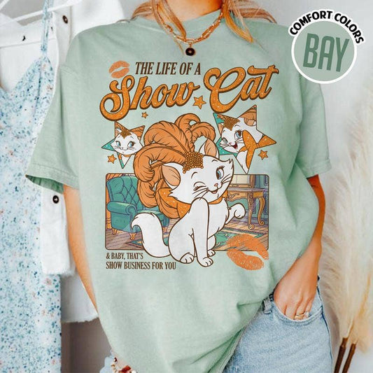 Showcat Comfort Colors Shirt - Cat Lover Gift