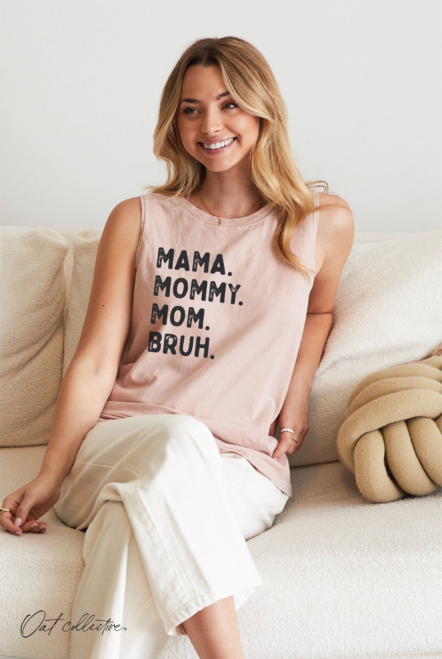 Mama Mommy Mom Bruh Mineral Graphic Tank Top