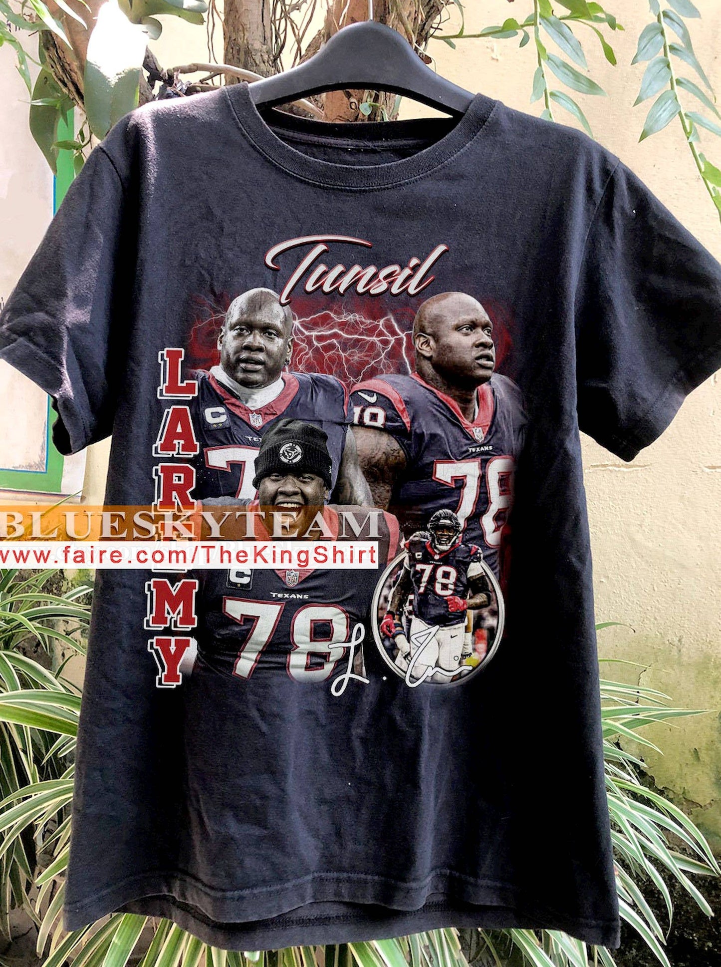 Vintage 90s Laremy Tunsil Graphic Retro Sport Tee Shirt