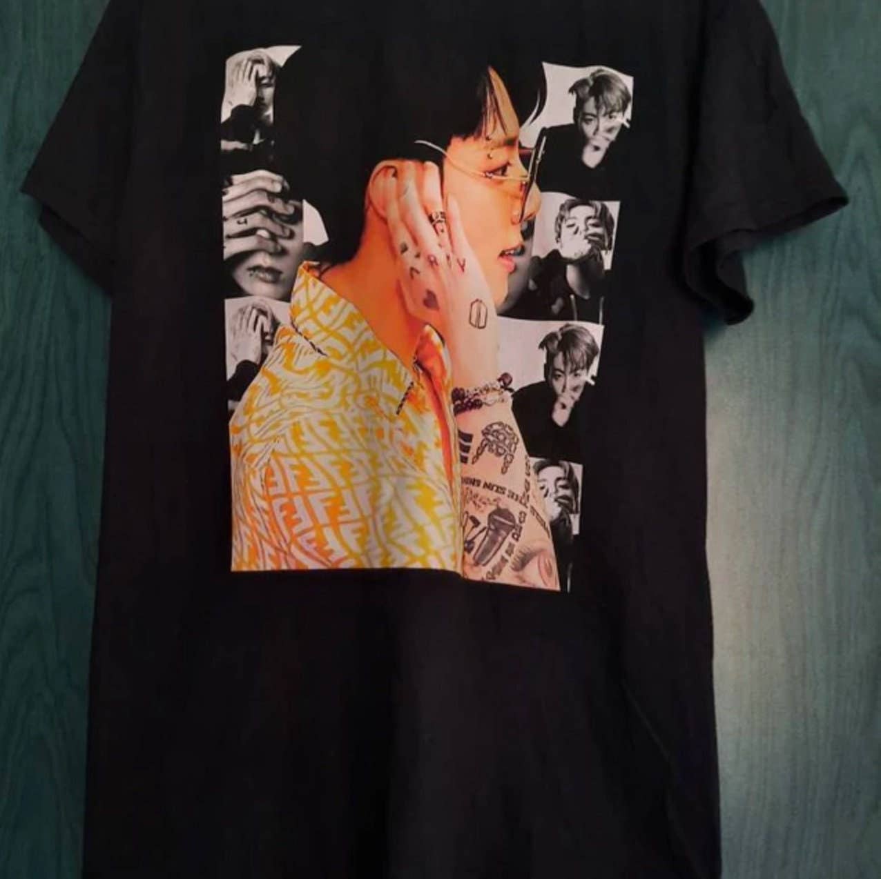 Jungkook Army Tattoo Vintage Tee – Kpop Fans Gift Shirt