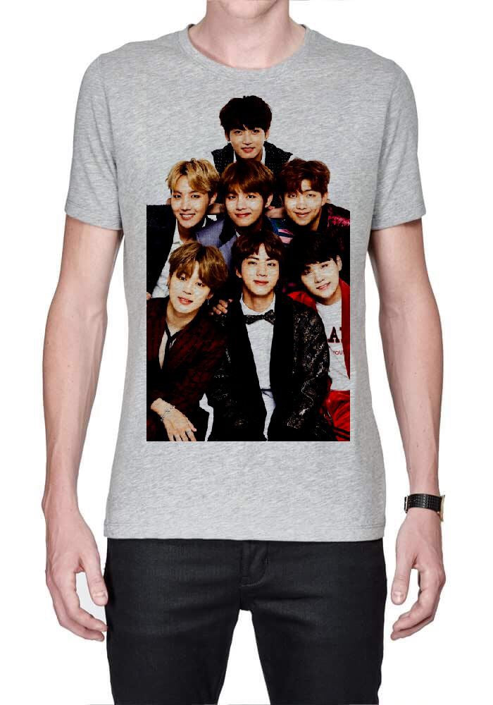 Bangtan Boys Grey T-Shirt