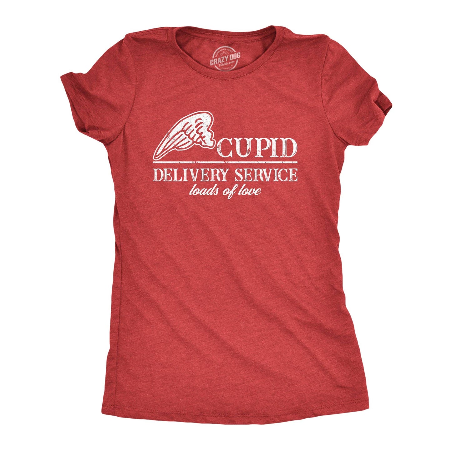 Cupid Delivery Service Women's Tshirt Valentine's Day