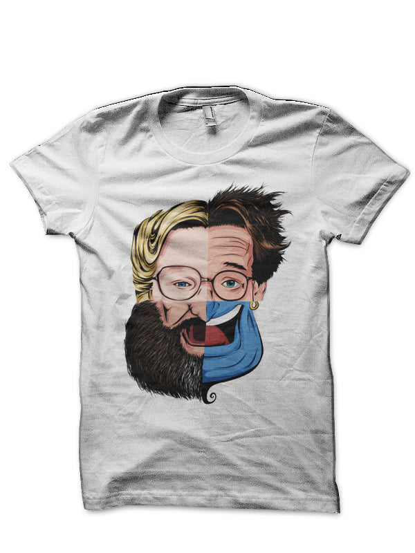 4 Faces Of Robin Williams T-Shirt