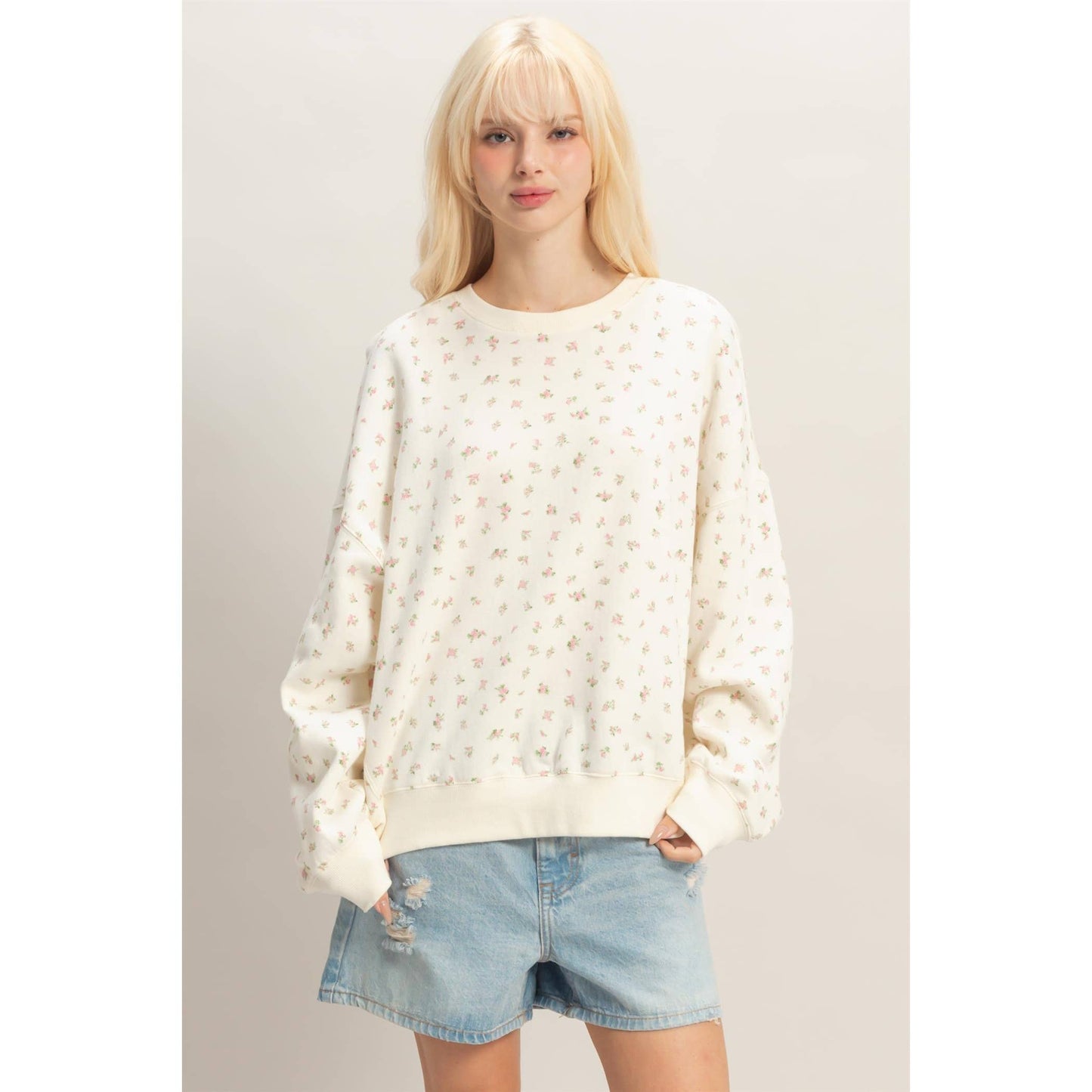 Ditsy Floral Sweatshirt
