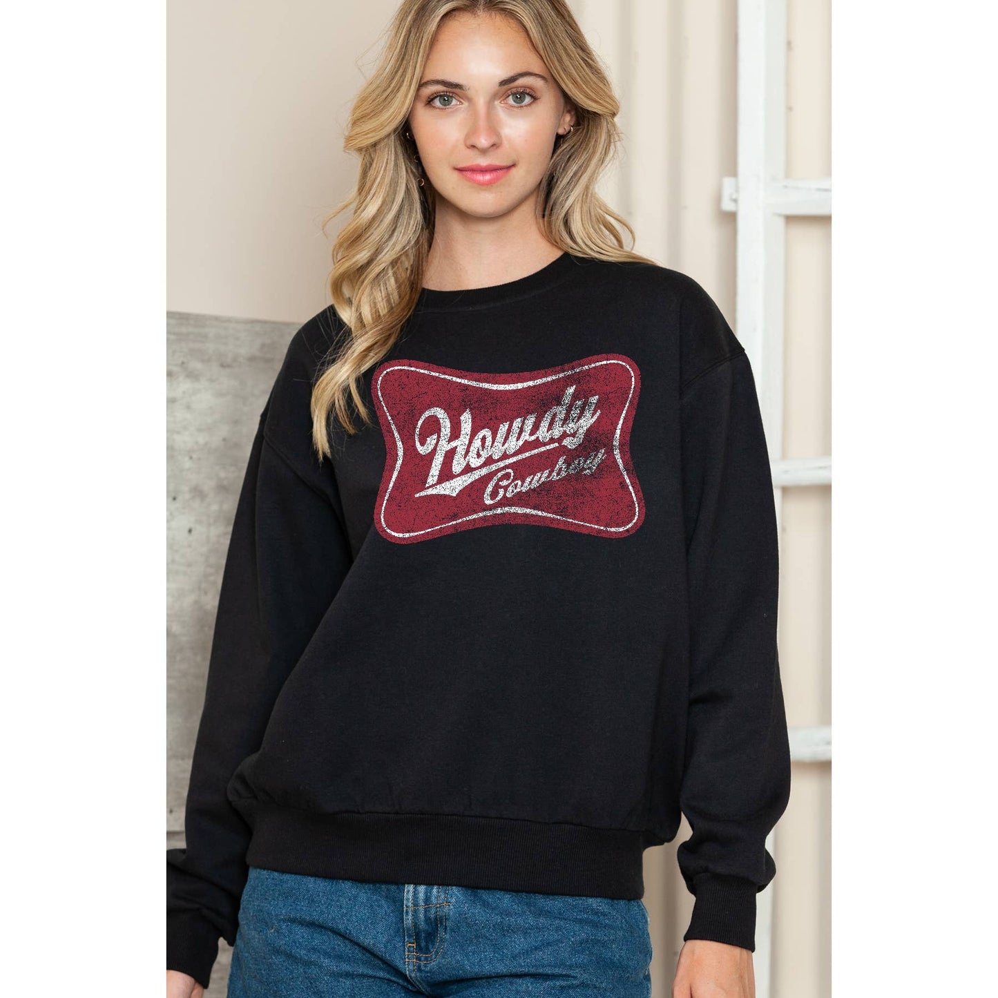 Howdy Cowboy - Crewneck Sweatshirt