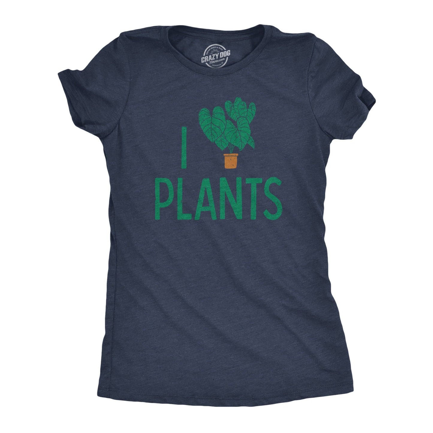 I Heart Plants Women's Tshirt Earth Graphic Tee Western Plus