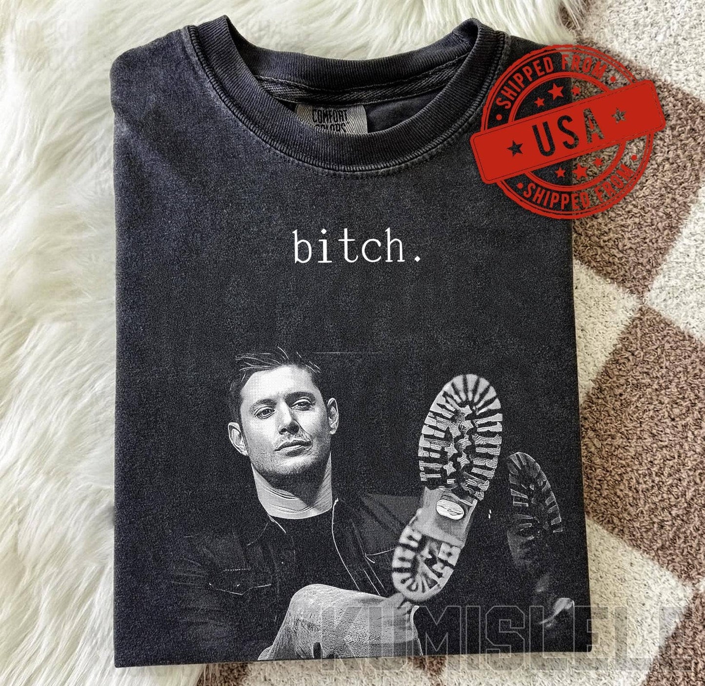 Vintage Supernatural Dean Winchester Funny 90S Movie Shirt