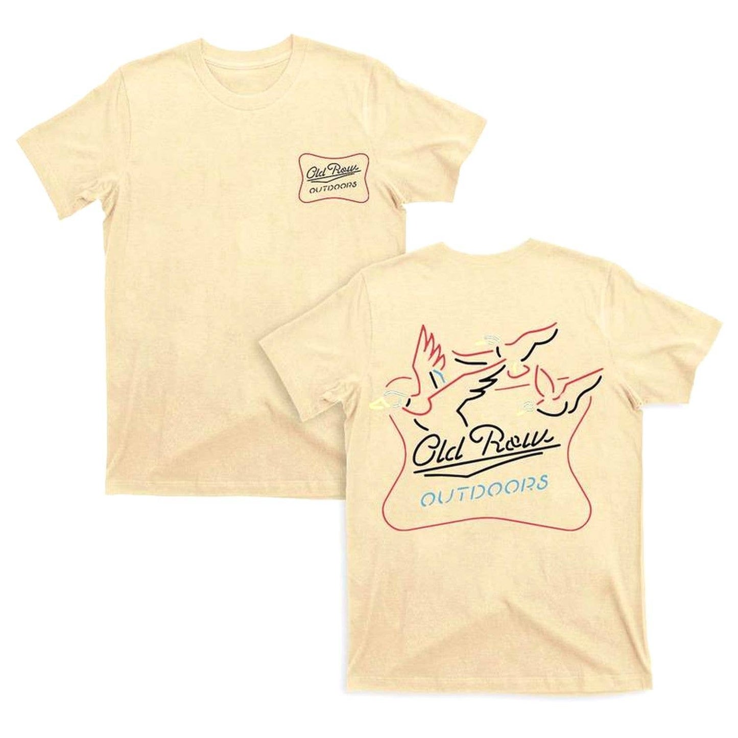 Old Row Outdoors Duck T-Shirt - Casual Gift For Herhim