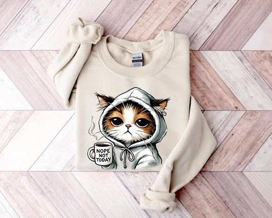 Cute Cat Mom Sweatshirt Gift For Cat Lover