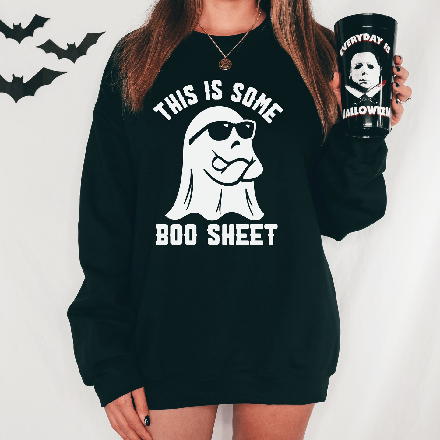 Boo Sheet Hoodie or Crewneck Sweatshirt Halloween