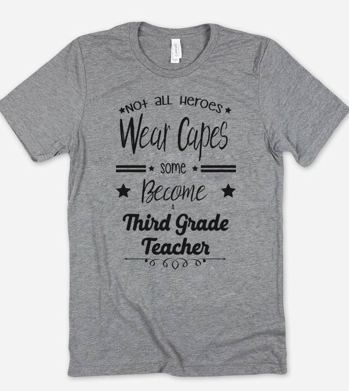 Hero Third Grade Teacher - Education Teacher Gift T-Shirt