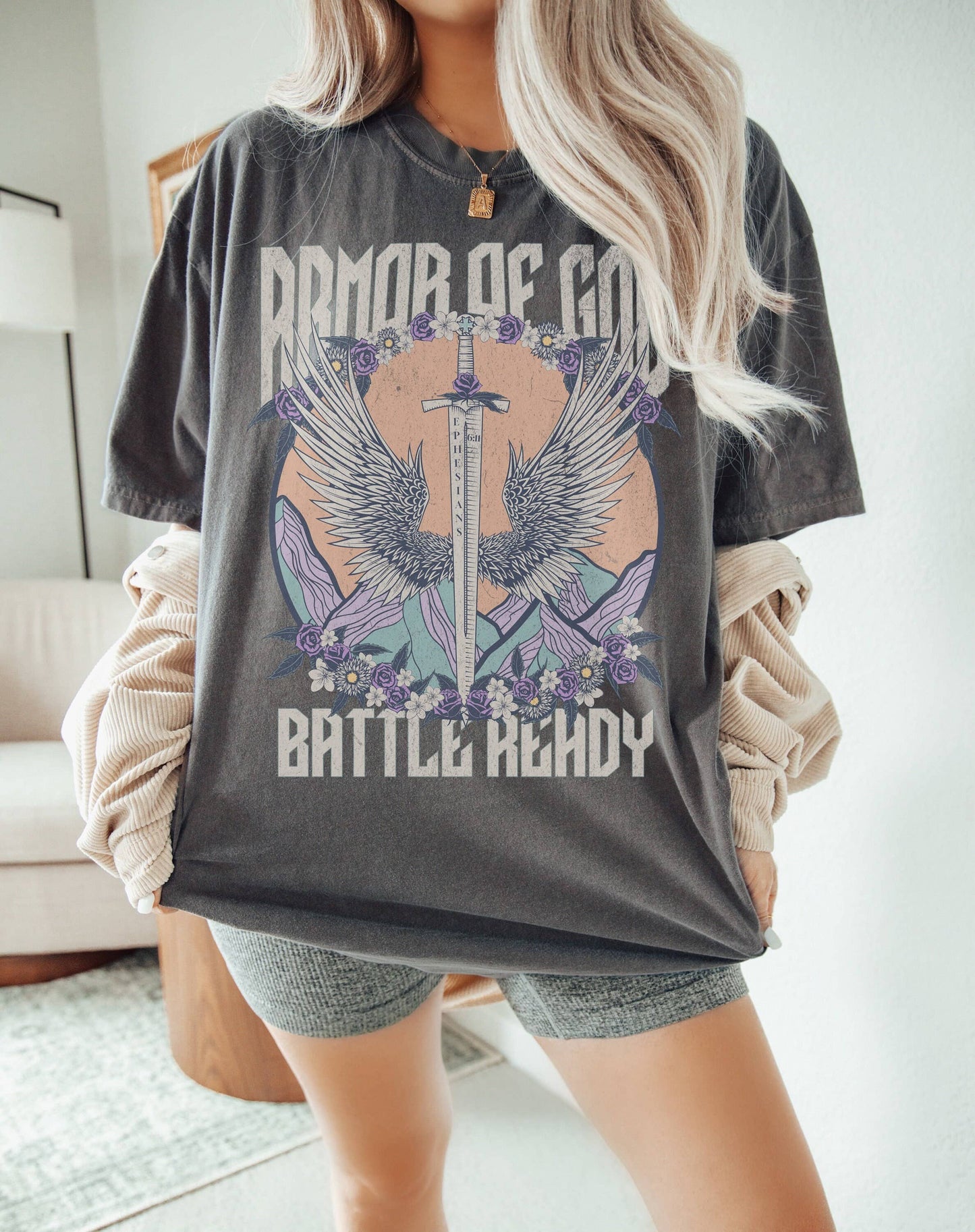 Armor of God Christian Shirt Faithful Apparel Bible Verse