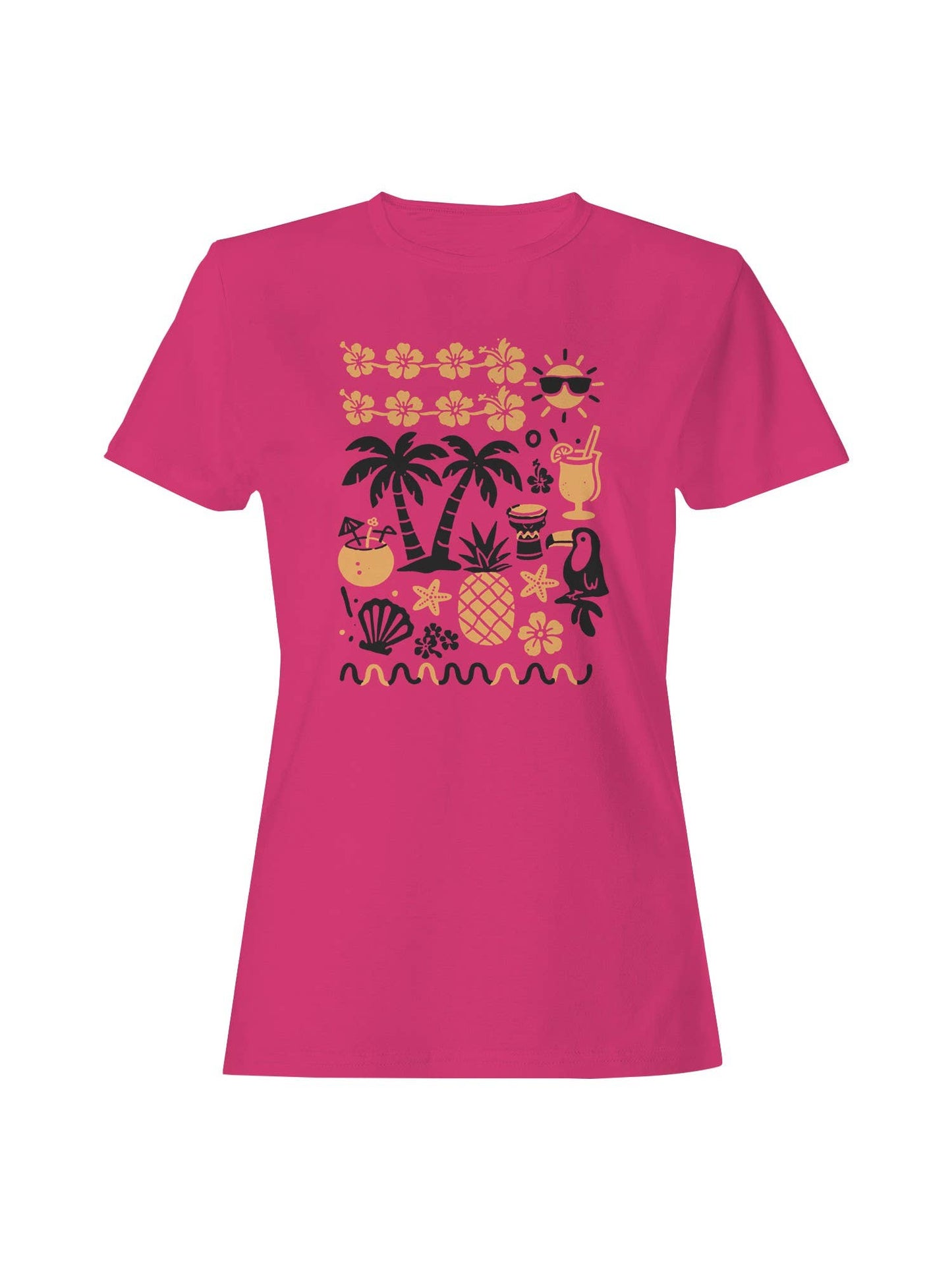 Tropical Vibes: Hawaii Paradise Women's T-Shirt