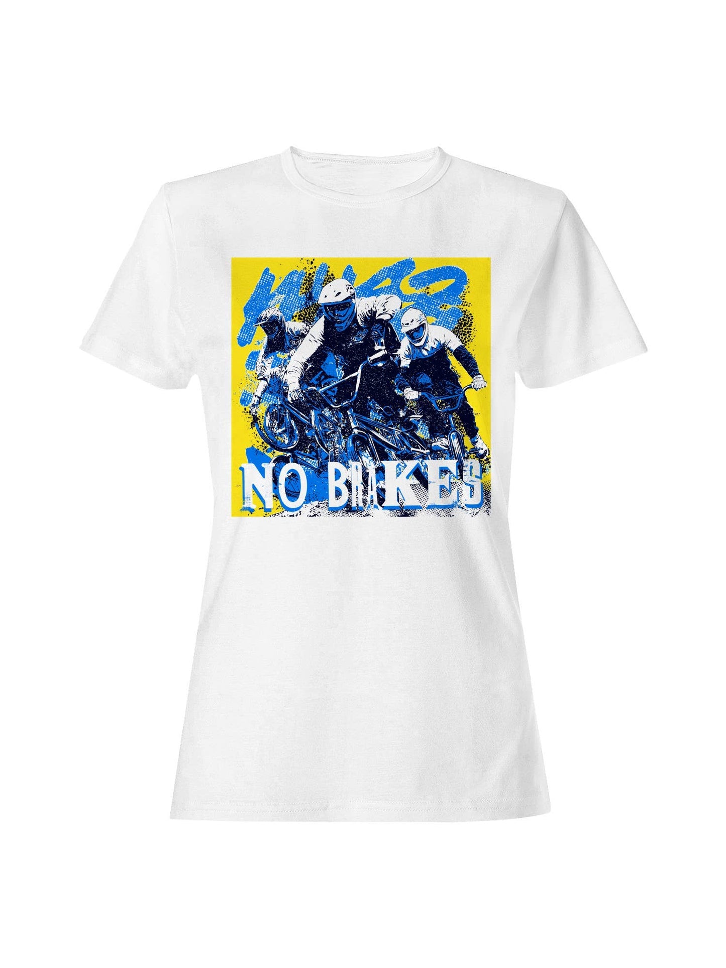 No Brakes Bike Racing Art Women's T-Shirt