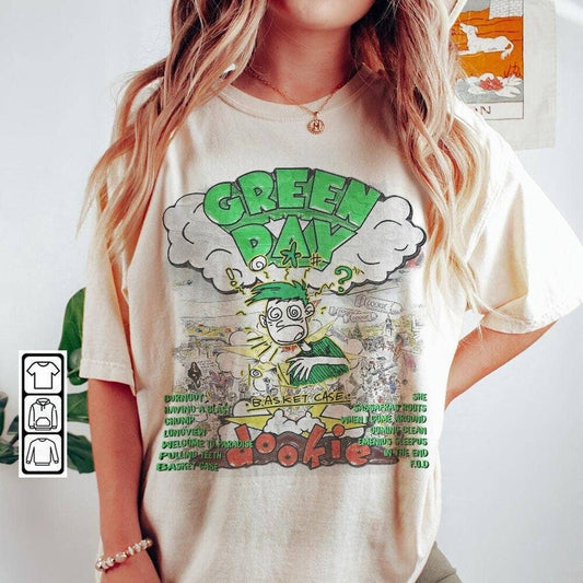 Dookie Basket Case Album 90s Shirt, Green Day Tour Tee
