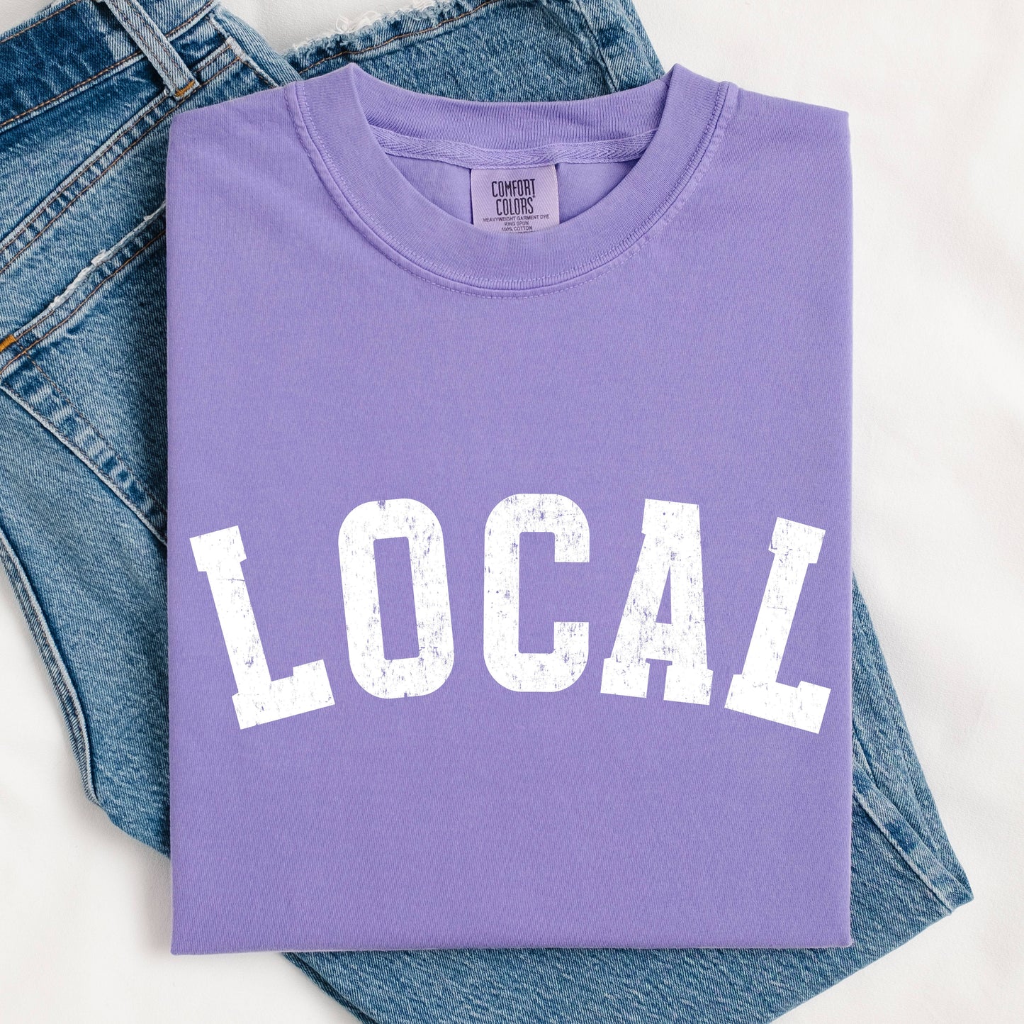 Hometown Pride Tee Local Graphic T-Shirt Comfort Colors
