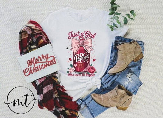 Dr Pepper Lover Graphic Tee For Women
