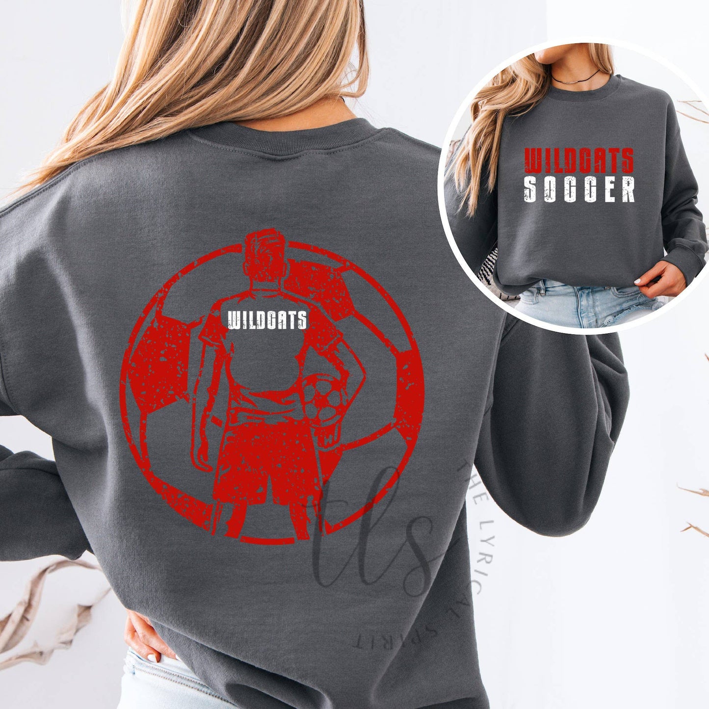Customizable Boys Soccer Spirit Wear T-Shirt/Sweatshirt